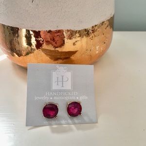 NWT Amethyst Toned Stud Earrings